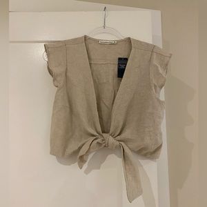 Abercrombie and Fitch linen top